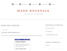 Tablet Screenshot of markhuckvale.com